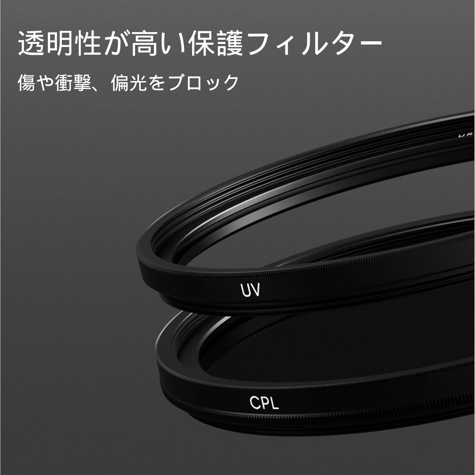 Amazon | Urth 58mm UV + CPL レンズフィルターキット (プラス+) UV