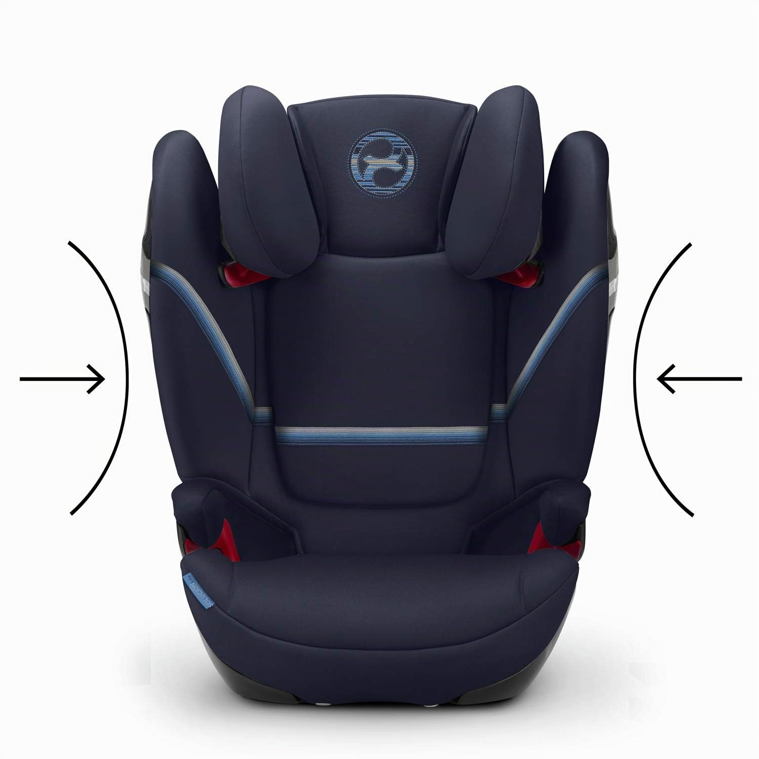 Cybex Gold - Silla de coche Solution S-Fix, para coches con y sin Isofix, Grupo 2/3 (15-36 kg), Desde los 3 hasta los 12 años aprox., Rosa (Magnolia Pink)