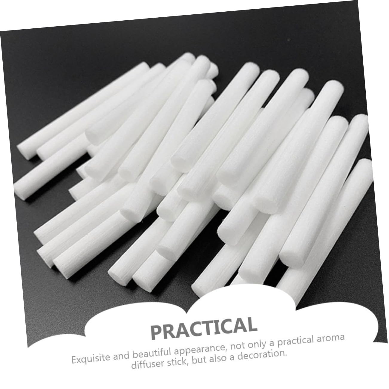 Toyvian 15pièces Bâtonnets Diffuseurs de Parfum Bâtonnets de Coton pour Diffuseur Arômes Accessoires Aromathérapie