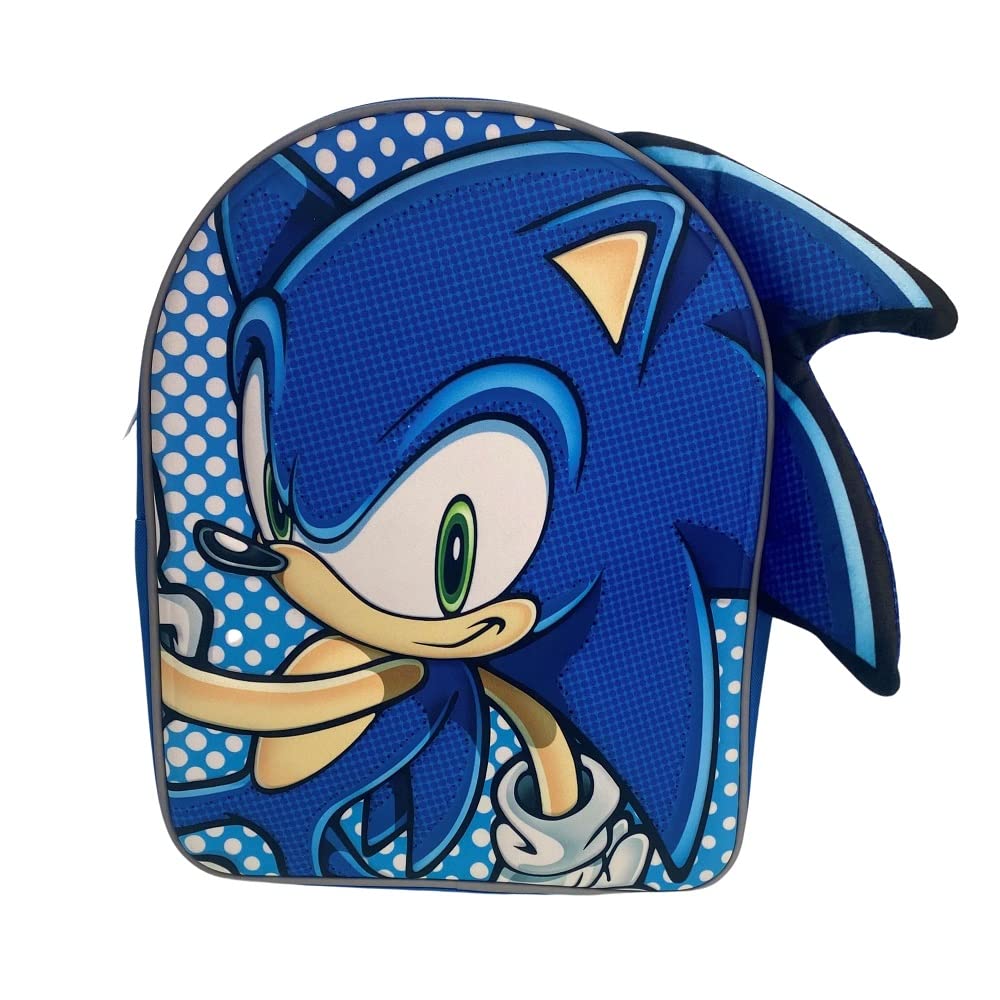Sonic The Hedgehog Boys Blue EVA Backpack
