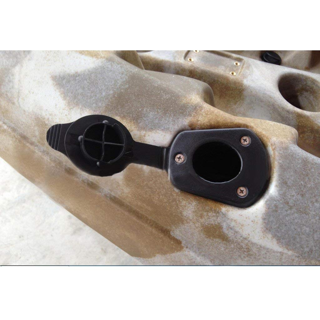 2 Pcs Porte-canne à Pêche avec Clip Pagaie de Kayak Canoë Support de Canne à Pêche