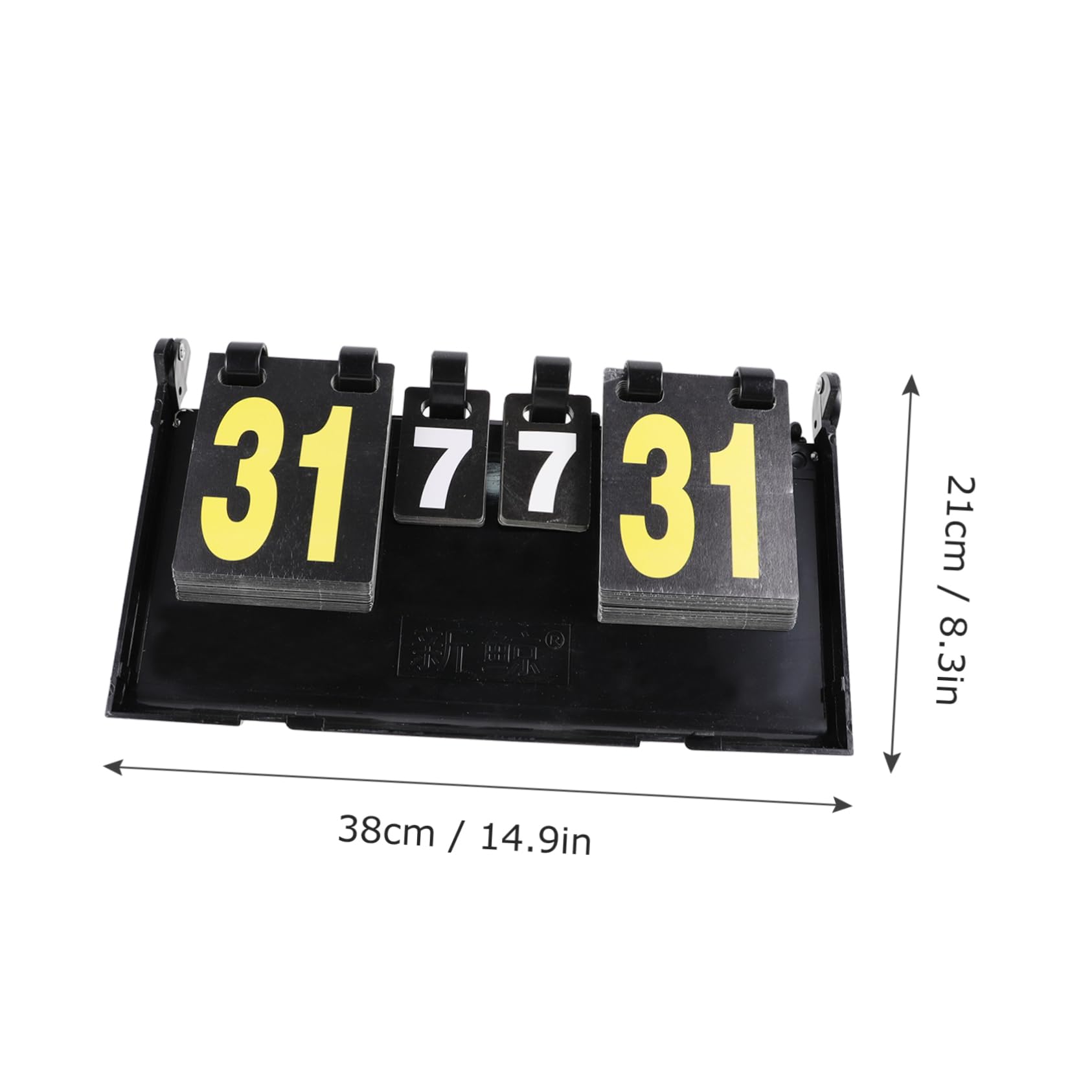 BESPORTBLE 4- Table Tennis Scoreboard Basketball Game Supplies Sporting Supplies Score Flipper Scoreboard Score