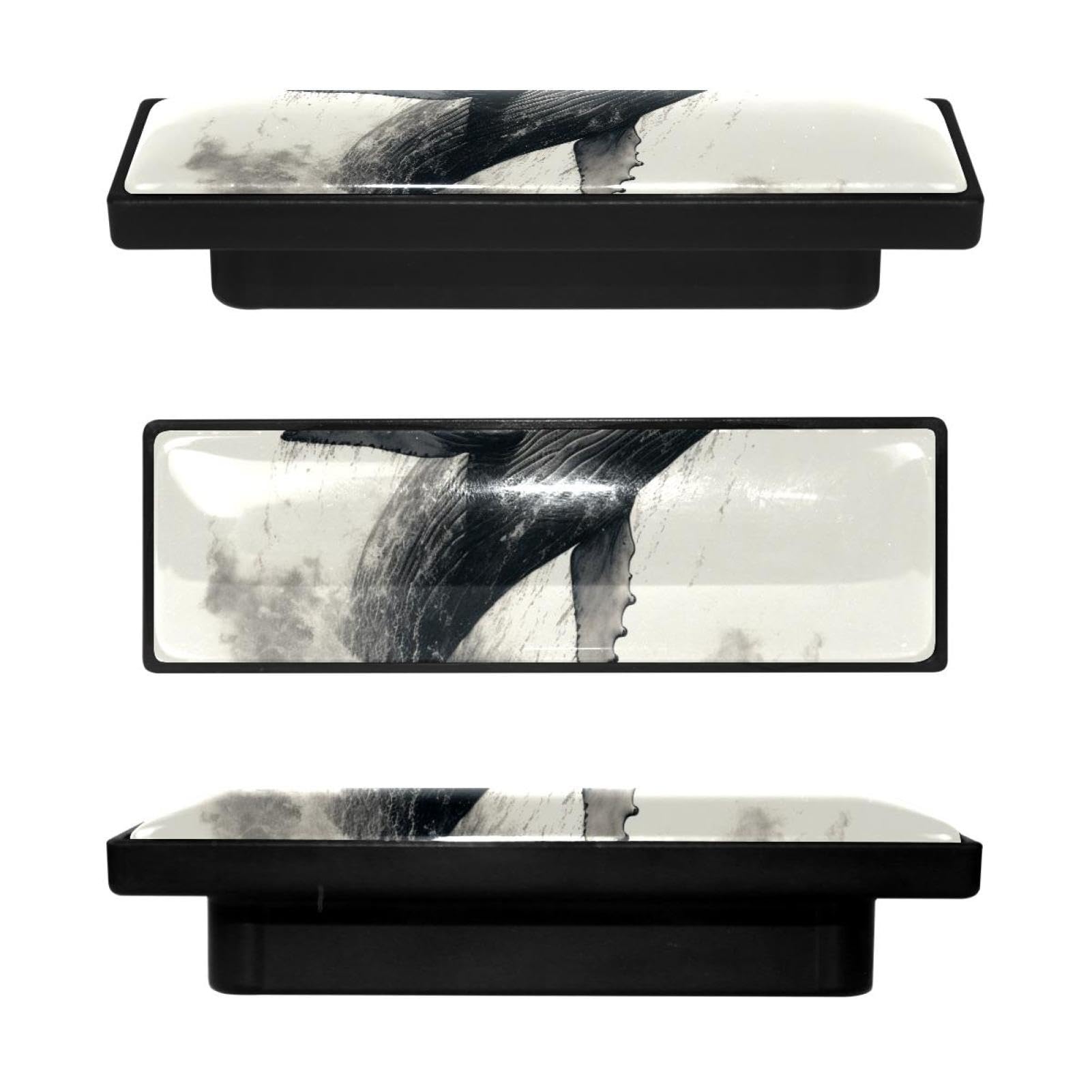 Boutons d'armoire de cuisine rectangulaires et poignées de tiroir