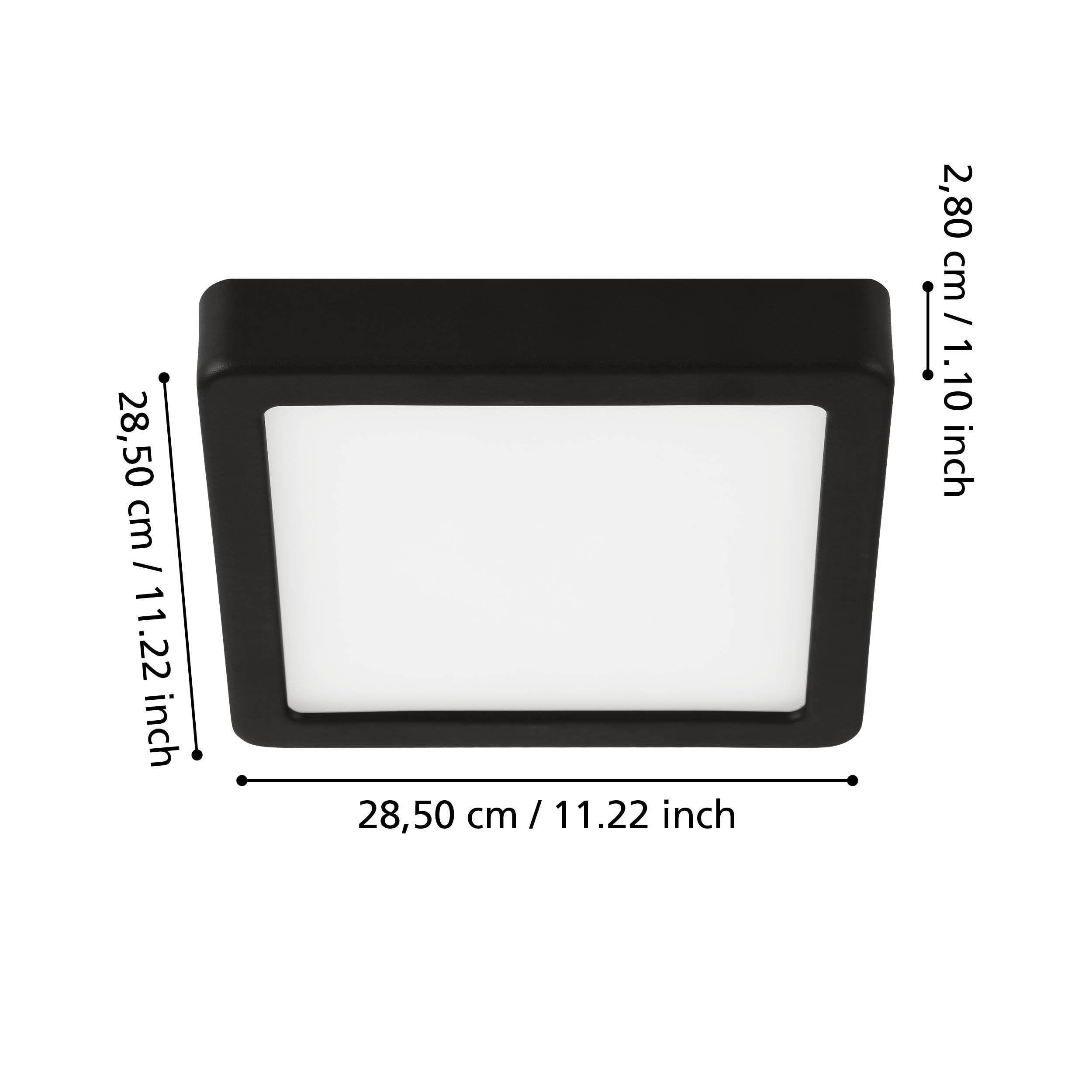 Eglo LED Lampada da soffto Fueva 5, L x P 28,5 cm, lampada | WhichOne