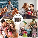 Dosmix Retro Bluetooth Speaker, Vintage Decor,Small Wireless Bluetooth Speaker,Cute Old Fashion Style for Kitchen Desk Bedroom Office Outdoor,Birthday Gifts for Women Men Teens