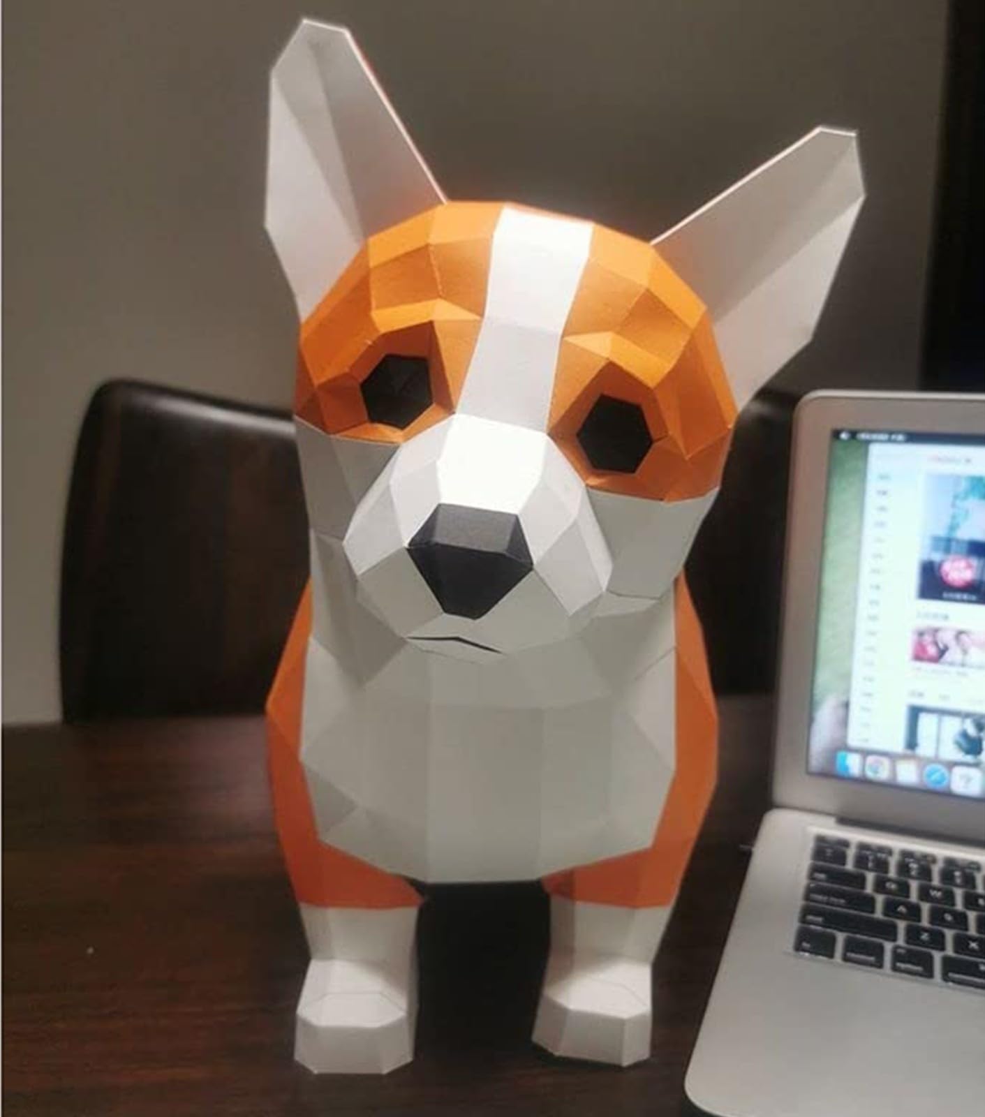 Zestaw Papercraft DIY, abstrakcyjne zwierzę, wstępnie wycięte puzzle origami do wystroju wnętrz, rzeźba z papieru 3D, kreatywny prezent dla dorosłych, narzędzia rzemieślnicze w zestawie