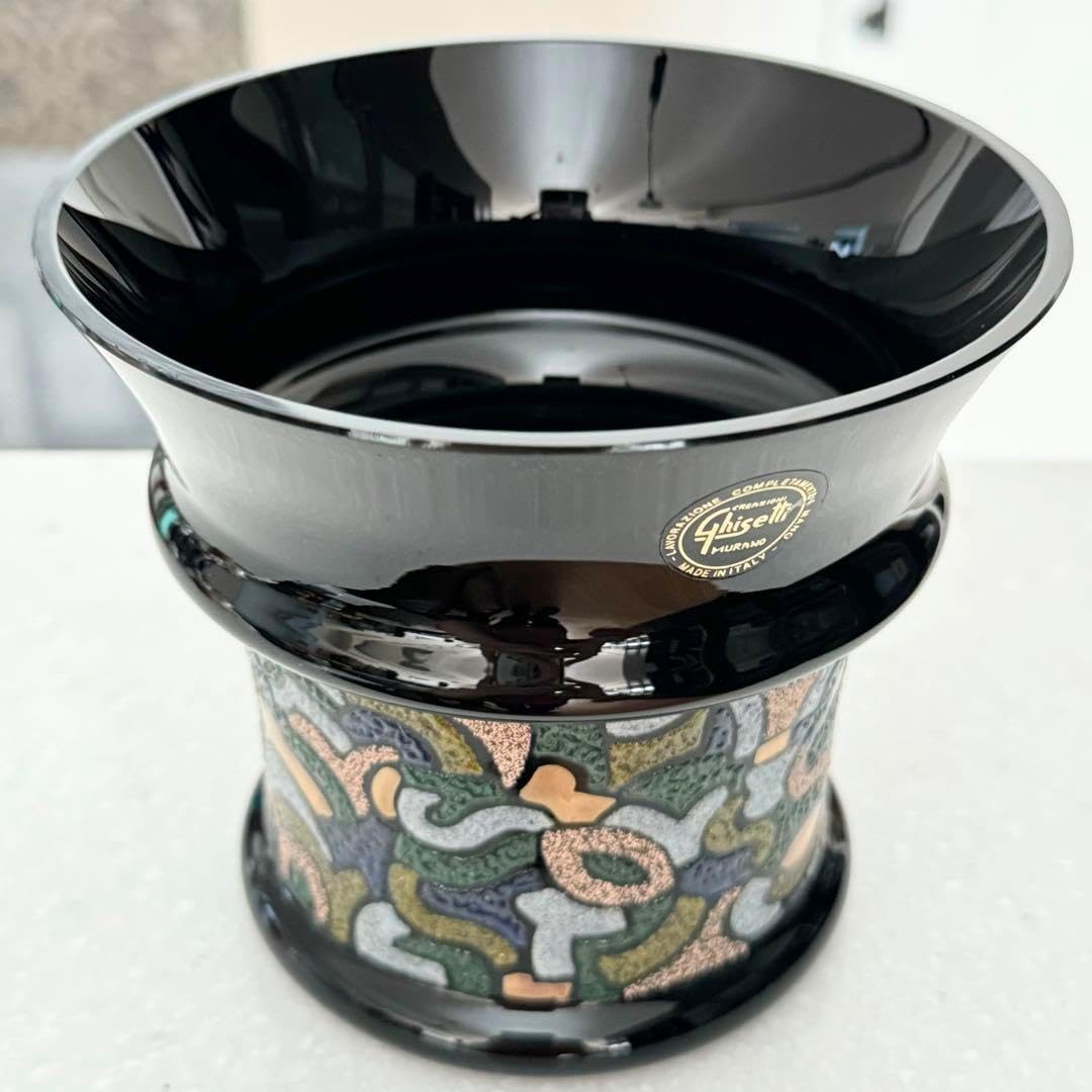 Ghisetti ムラーノガラス ヴェネチアングラス 花瓶 Ghisetti ムラーノガラス ヴェネチアングラス 花瓶 ムラーノガラスの