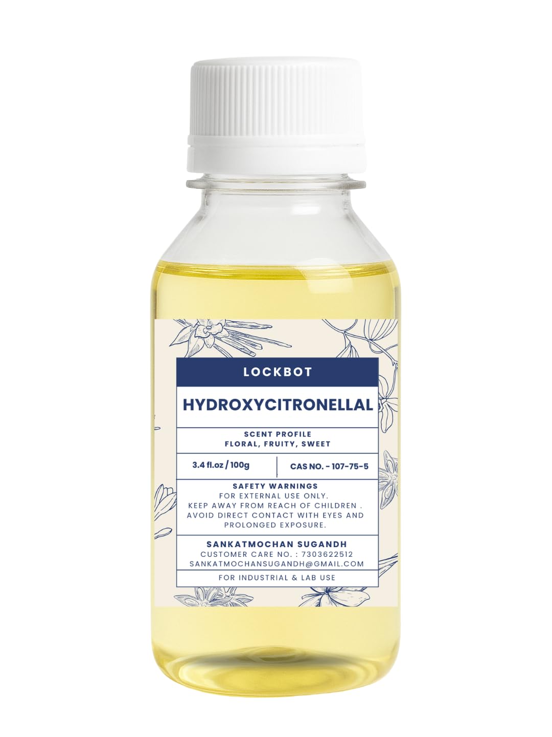 LockBot 100% Pure Hydroxycitronellal Perfume Fixative & Fragrance Booster | Fresh Floral Citrus Sweet Aroma - 100ml-picture-44