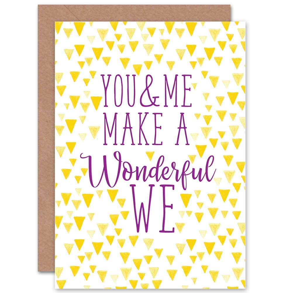 Wee Blue Coo Valentines Love Words You Me Wonderful We Romance Greetings Card Cp3263