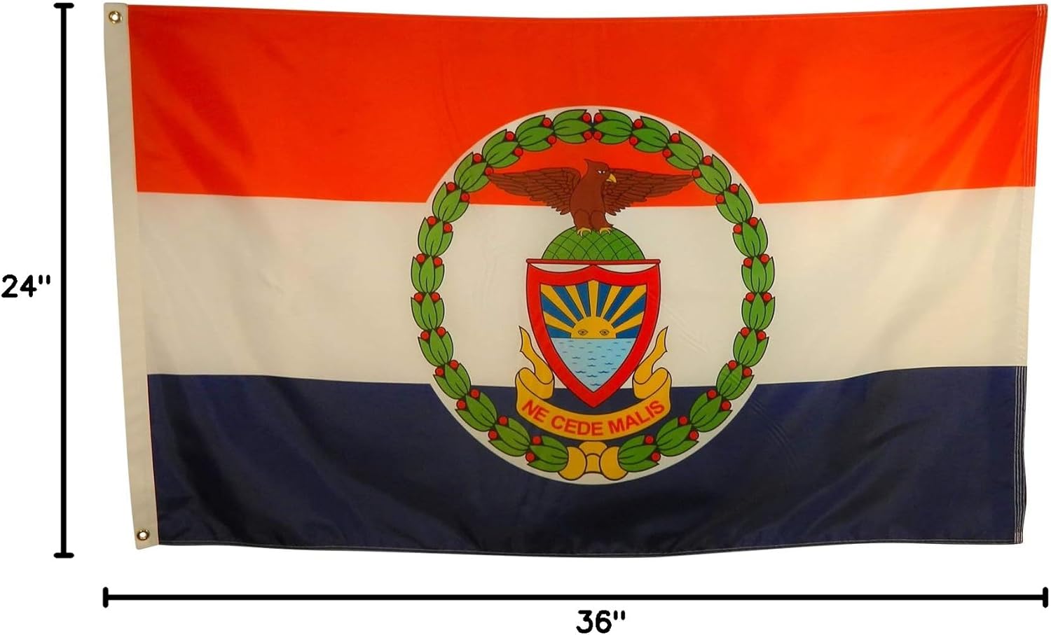 Borough of the Bronx - NYC - All Weather Nylon & Reinforced Fly End Stitching - Made in USA (2x3')