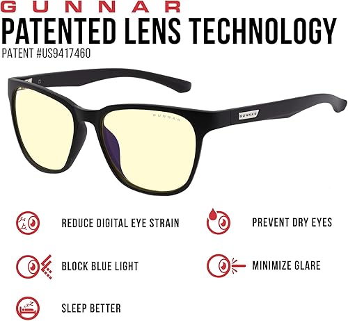 Miniatura 3 de GUNNAR - Gafas para juegos y computadora - Bloqueo de luz azul, protección UV - Berkeley