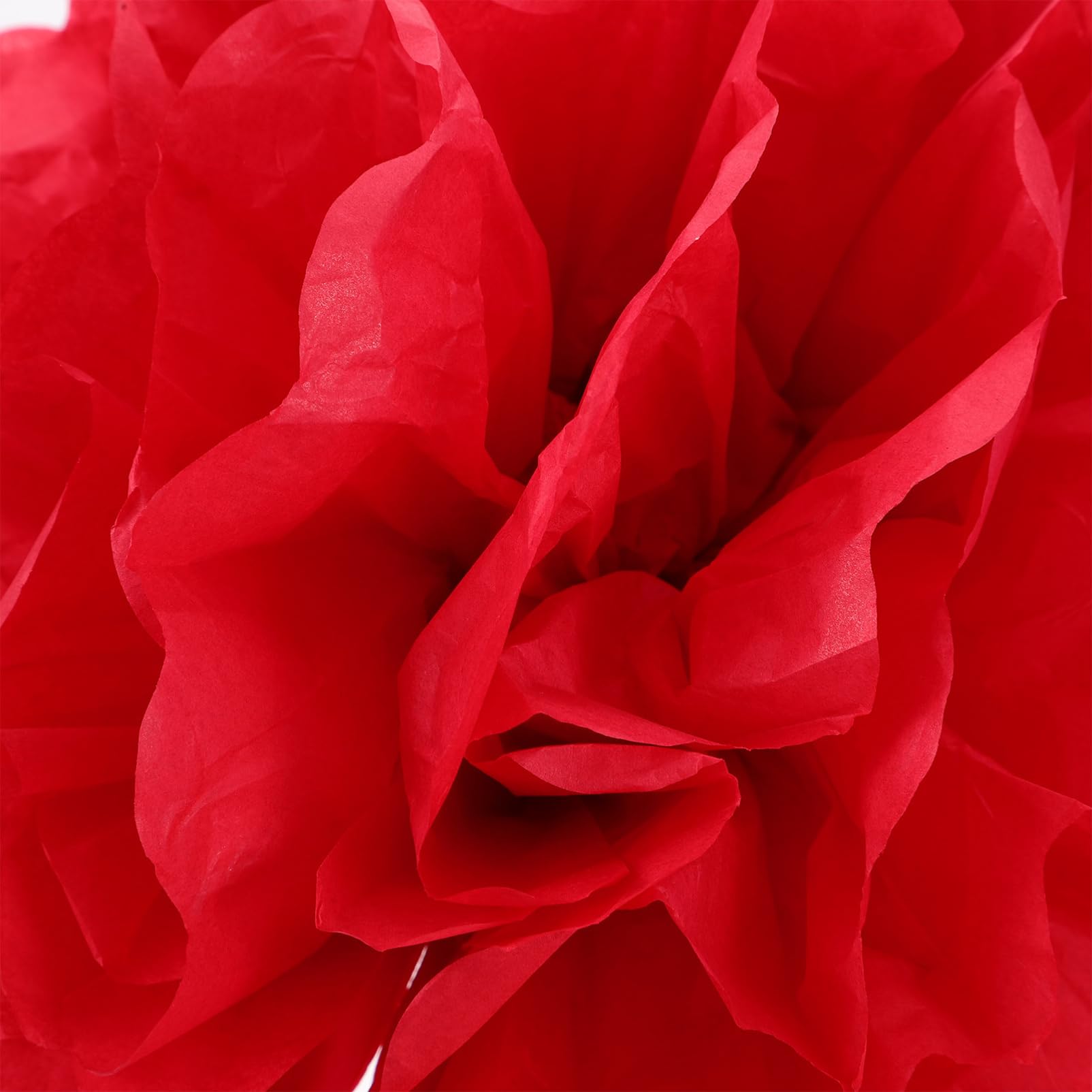 Abaodam 50 Piezas Pompones de Papel de Flores de Pompones de Papel para Bodas Guirnaldas Colgantes Navideñas DIY para Fiestas