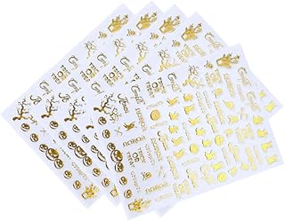 Beatifufu 5 Pçs Decalques De Arte De Unhas Adesivos Para Unhas Adesivo De Arte De Unhas Adesivo Iaff Adesivo Removível De Halloween Adesivos De Unhas Adesivos De Envoltório De Unhas