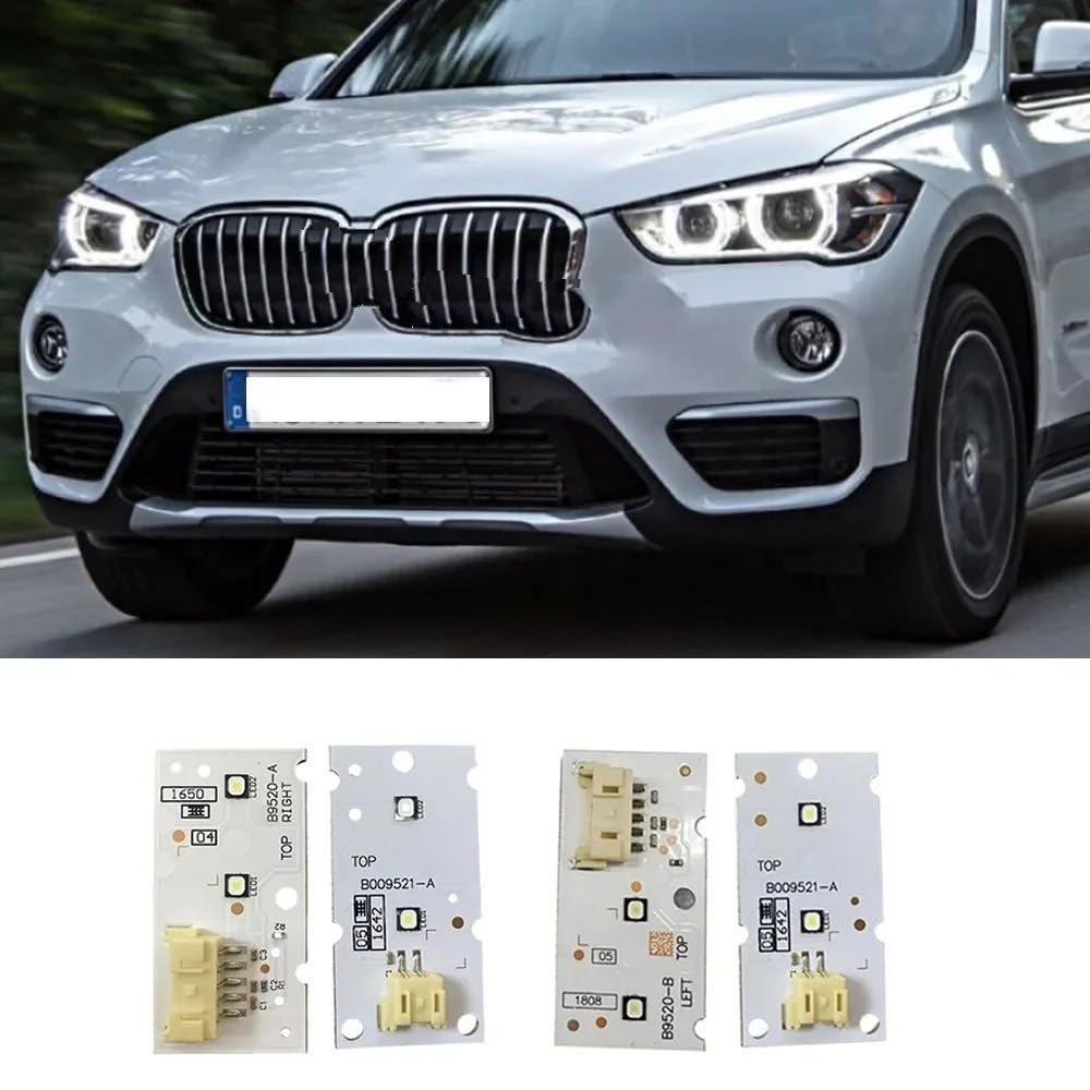 Compatibile con X1 F48 2017 2018 2019 Modulo luce di marcia faro Scheda DRL bianca 63117428791 63117428792(Right B2)