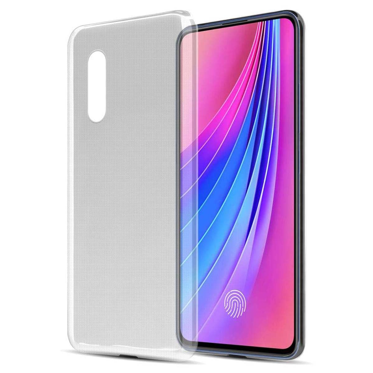 Cadorabo Cover Trasparente Per Vivo Y20S - Custodia Sottile In Silicone TPU Antiurto, Morbida E Leggera