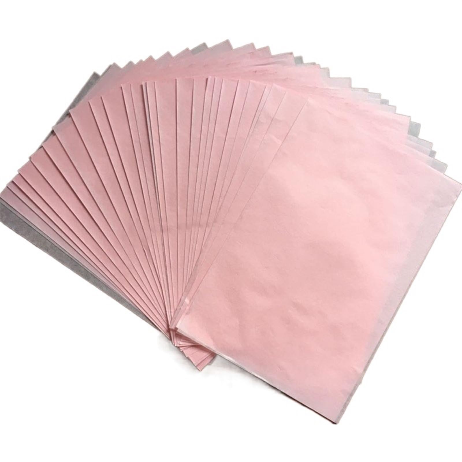 Vellum paper 100sheets/lot Translucent Tracing Paper Calligraphy Craft Writing Copying Drawing Sheet A5 Tissue Paper 210 * 140mm (Color : Solid Light pink)