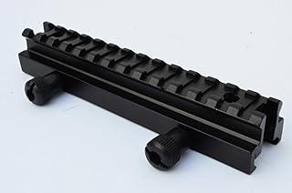 Acid Tactical 3/4" .75" Riser Flat Top Picatinny Rail Scope Mount - Full Length Low-Profile - Acid Tactical