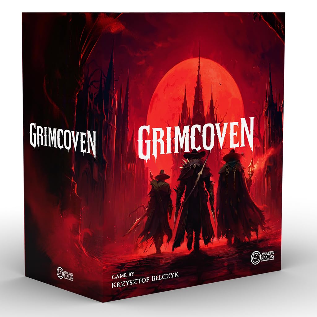 Awaken Realms | Grimcoven Standard Edition (scatola base + obiettivo estensibile) | Gioco cooperativo | Età 14+ anni | 1-4 giocatori | Tempo di gioco: 180 minuti