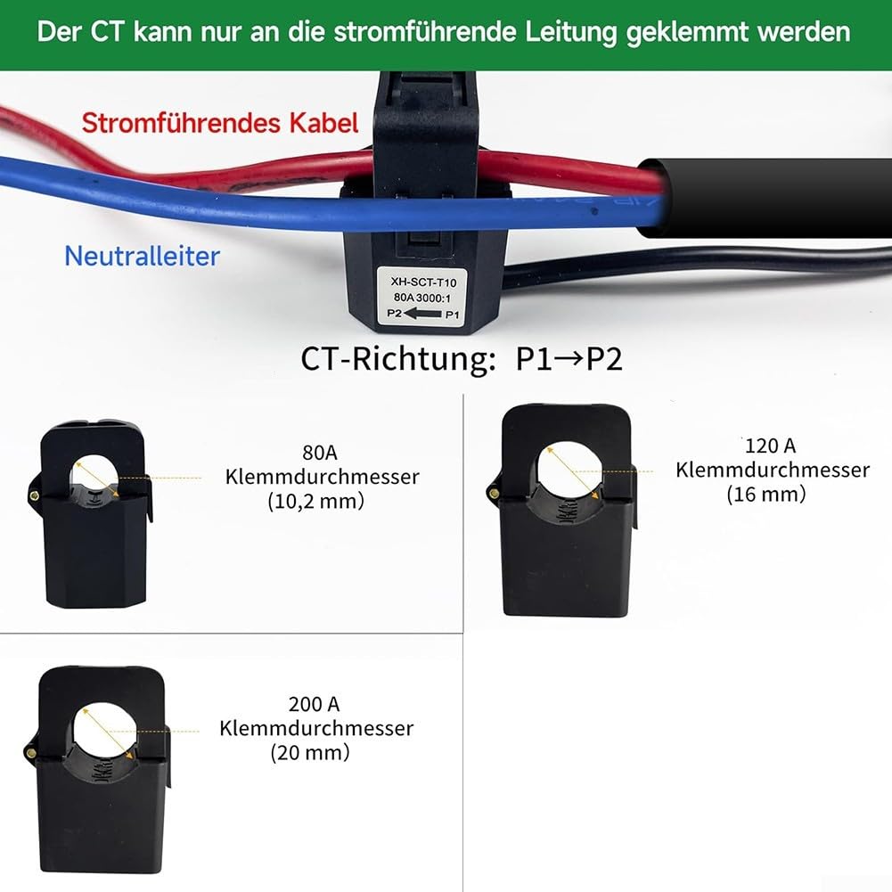 Para Smart Din Rail Power Monitor Voltaje Corriente 3Phase Wifi Medidor de energía con monitoreo de consumo de energía en tiempo real y alarma de sobrecarga Push