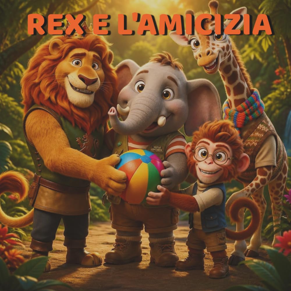 Rex e l'amicizia: Un libro illustrato per bambini