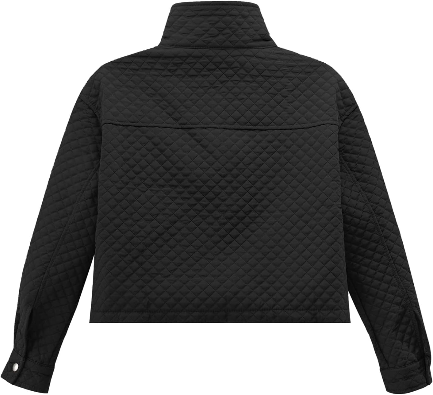 Women's Quilted Jackets Lightweight Button Down Coat Outwear with Pockets Pilot Style Outfit