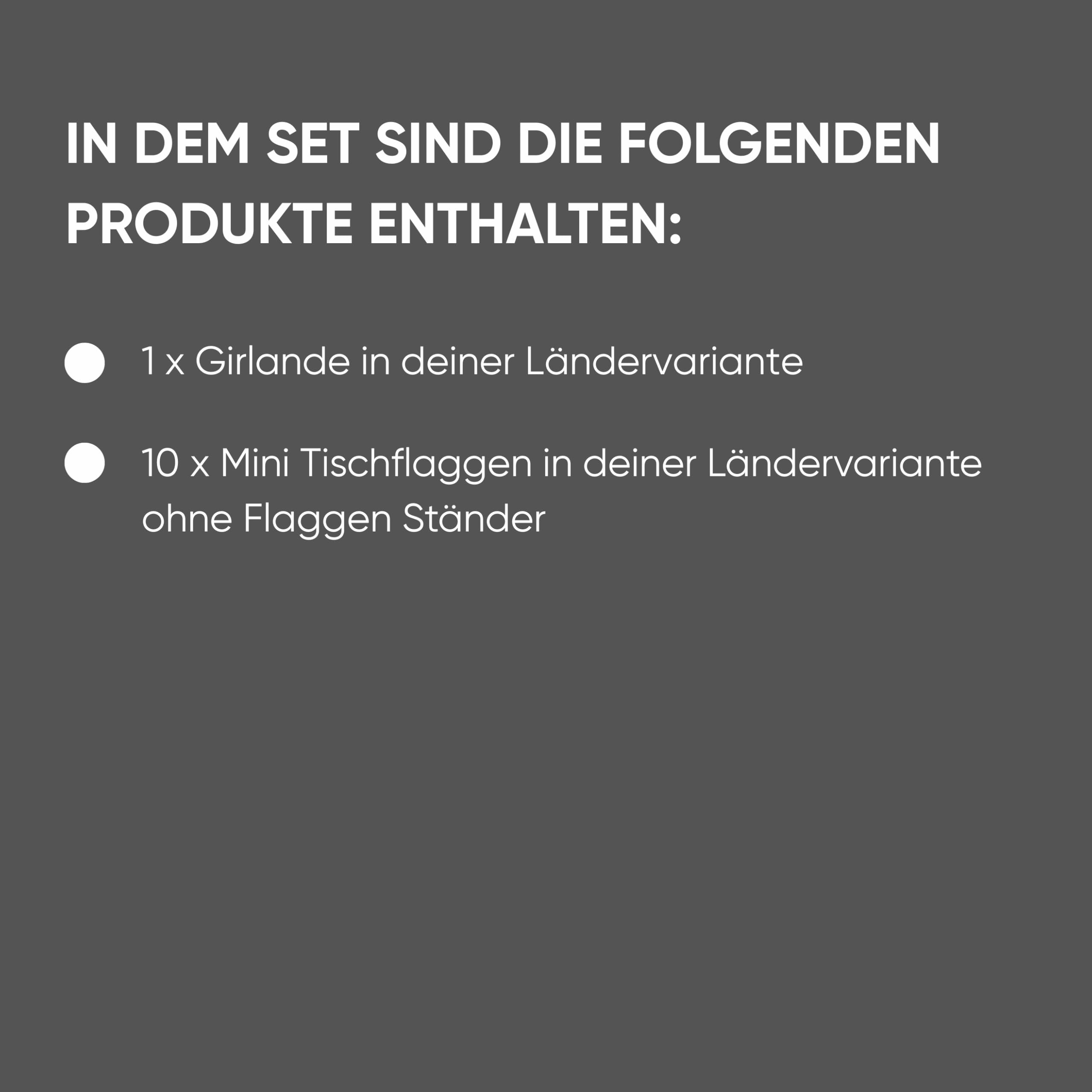 Sonia Originelli Fanset Fanartikel Fahnengirlande und 10 Minifahnen für die Hand oder den Tisch EM WM Fussball, Farbe: Ägypten
