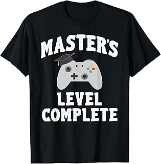 Master's Gamer Graduate Class of 2025 Graduation T-Shirt