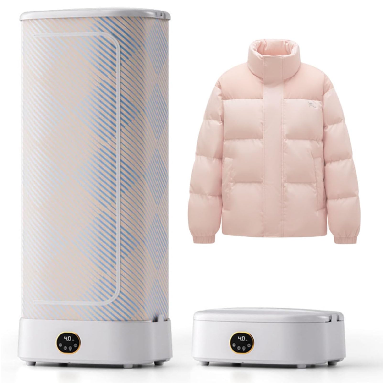Séchoir à vapeur vertical automatique et défroisseur pliable