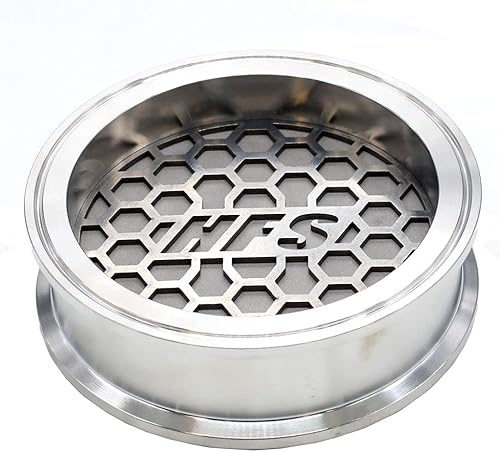 Miniatura 1 de HFS (R) Placa de filtro de tres abrazaderas de acero inoxidable 304 de 8 pulgadas con filtro de 1 micrón