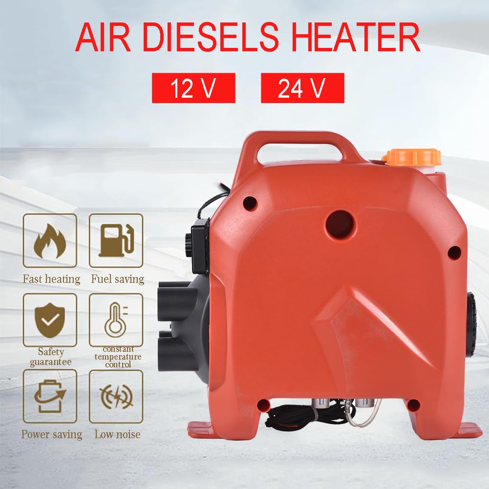 - Calefacción estacionaria – Calentador de aire de 5 kW 12 V/24 V