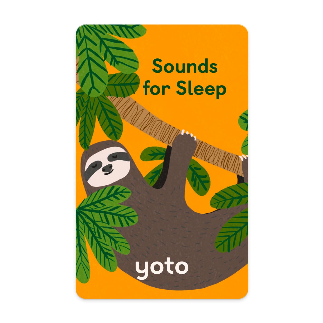 YOTOSounds for Sleep – Kids Audiobook Card for Use with Yoto Player & Mini All-in-1 Audio Player, Screen-Free Listening with Relaxing White Noise & Sound Effects for Naptime Bedtime & Winding Down