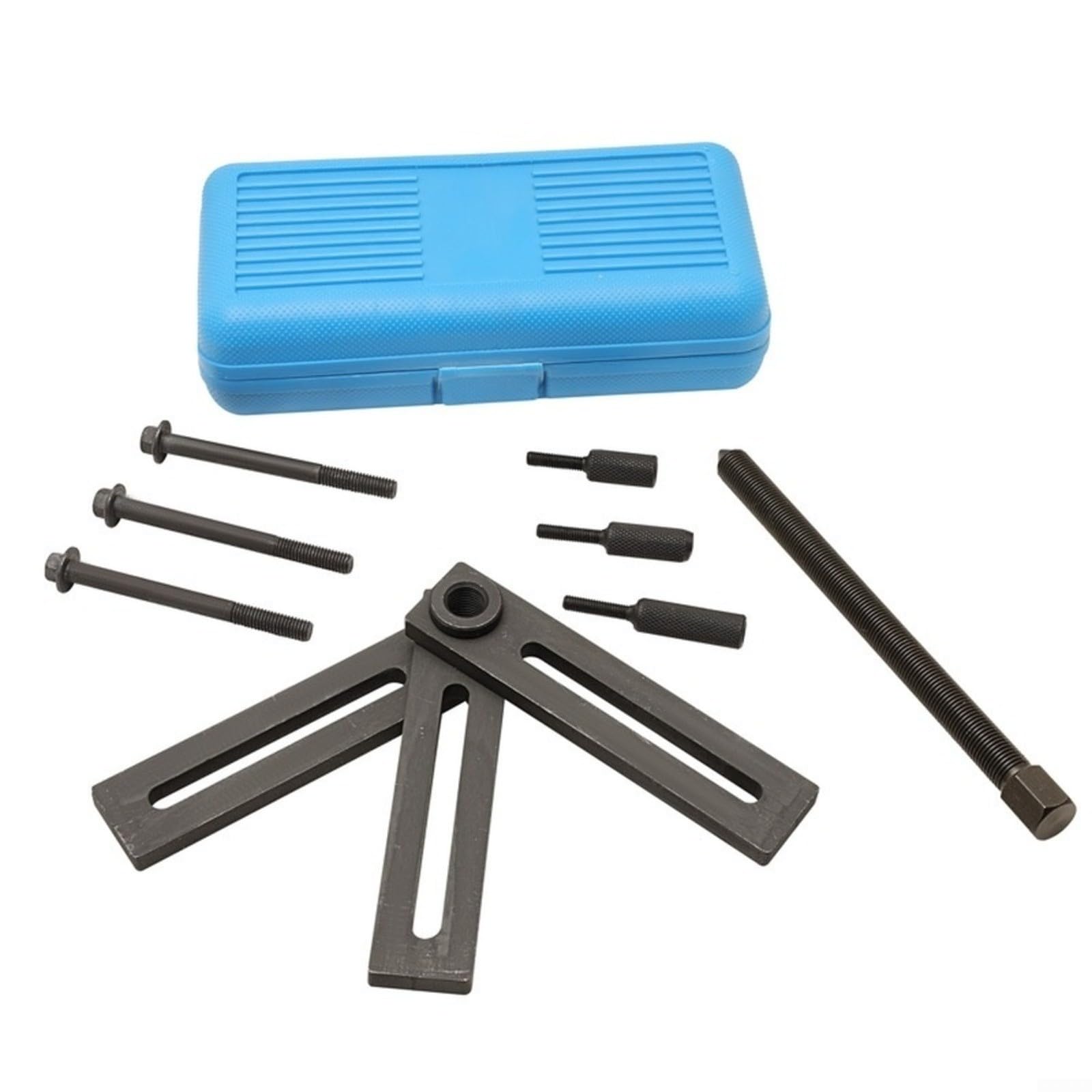 Set di attrezzi splitter per carter della manovella, 8 pezzi, con doppia testa, strumento di separazione in metallo, contenitore per la manutenzione della moto, riparazione del motore, officina a due