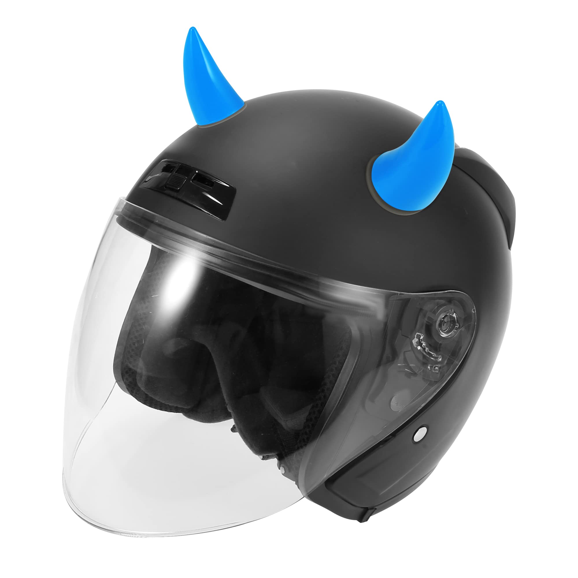 bull horn motorcycle helmets Motoforti 2pcs Car Helmet Style Decoration Dark Blue Automotive 2pcs Bull Horn Style Black Pearls 3,600+ American Football Helmet Color:Black | X-Pac VX42