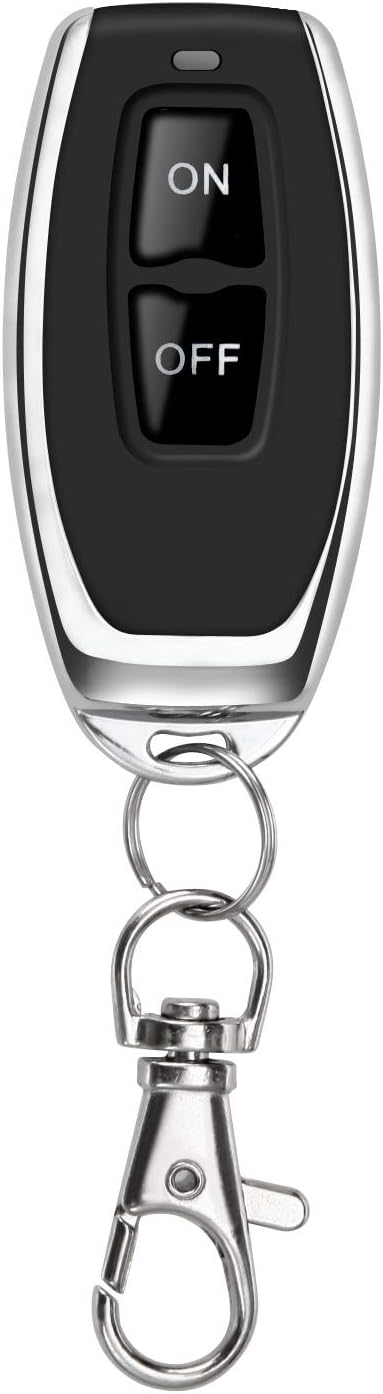 433HZ Remote Control, Universal Wireless Remote Control for Lights,Household Appliances with 328ft Long Range.
