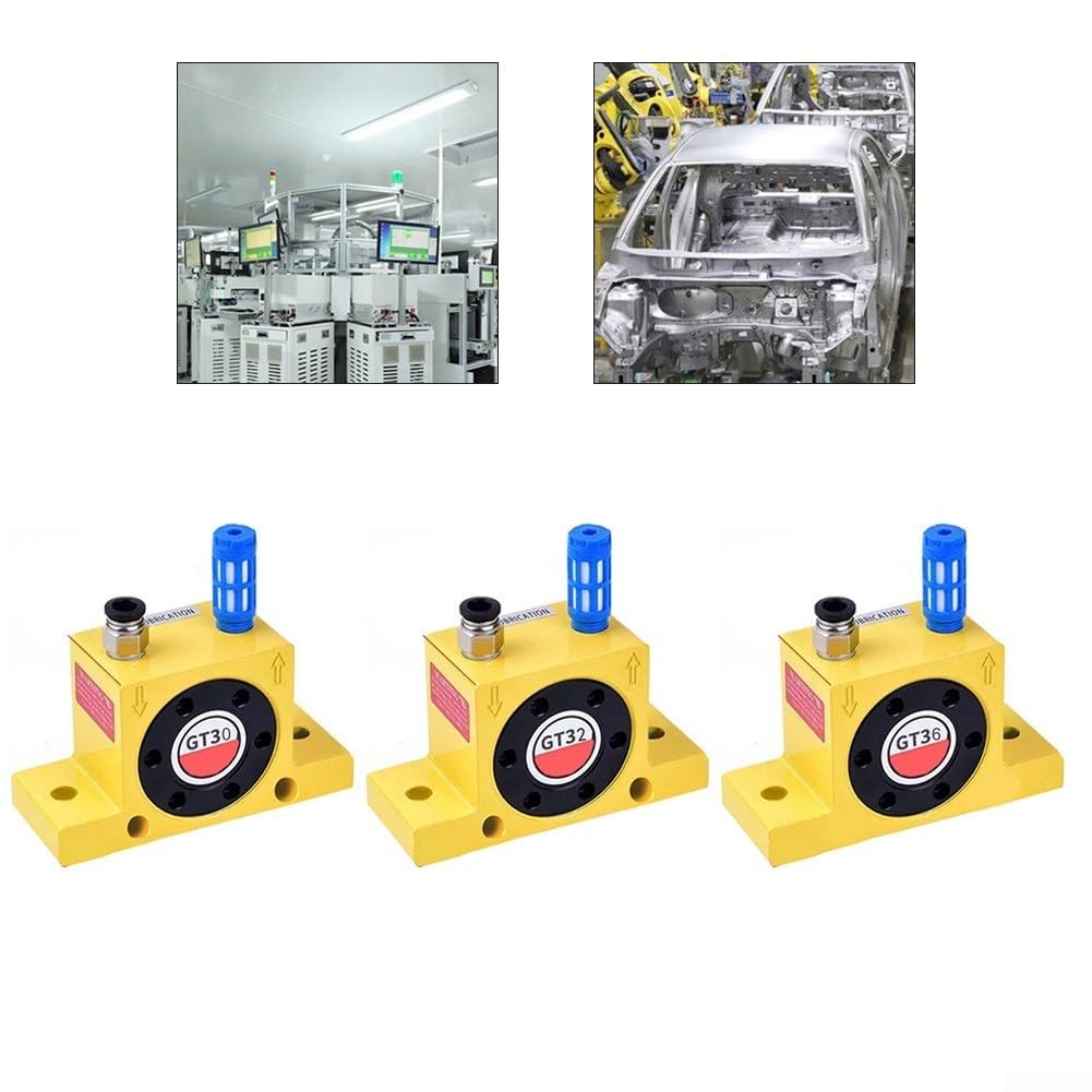 Turbina in lega di alluminio GT 36, vibratore pneumatico a tavola vibrante