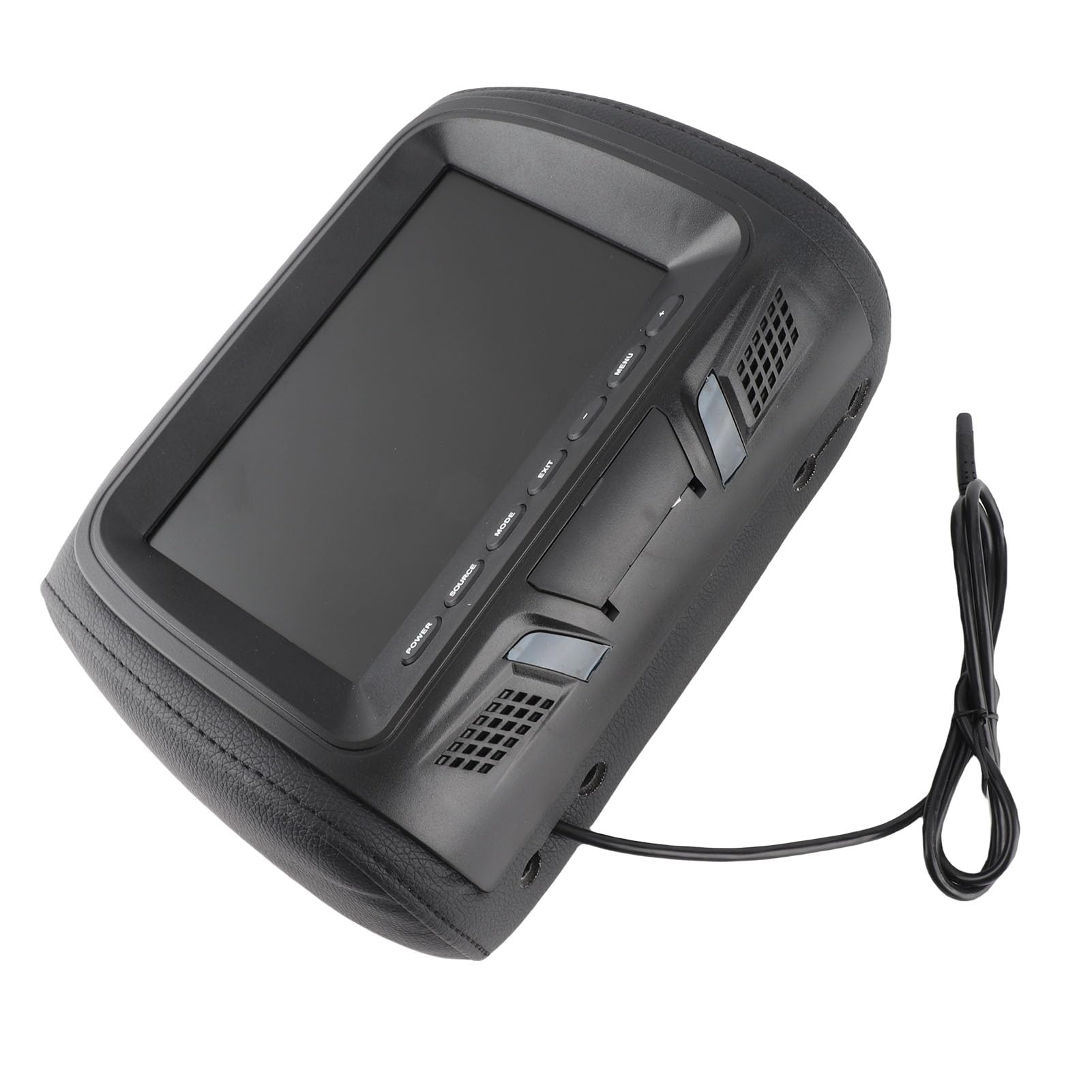 Yctze 7in 1024 x 600 Lettore DVD poggiatesta Auto, Schienale del sedile Lettore multimediale MP5 Monitor poggiatesta LCD RGB Supporto amplificatore USB Bluetooth