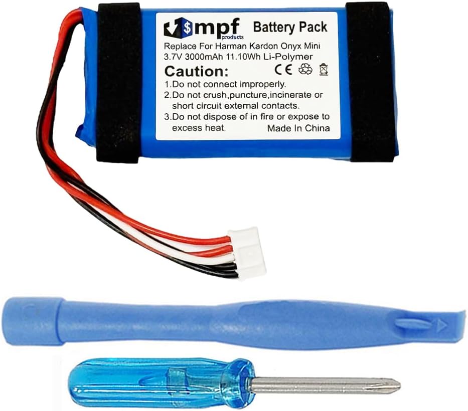 3000mAh P954374 Battery Replacement Compatible with Harman Kardon Onyx Mini Wireless Bluetooth Speaker
