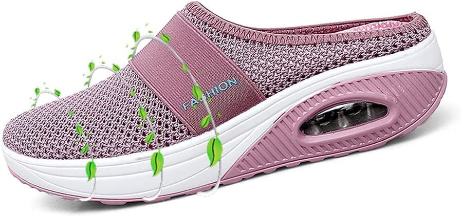YisiNP Scarpe Donna Traspiranti e Casual con Cuscino d'Aria Scarpe Ortopediche Antiscivolo per Scarpe da Passeggio