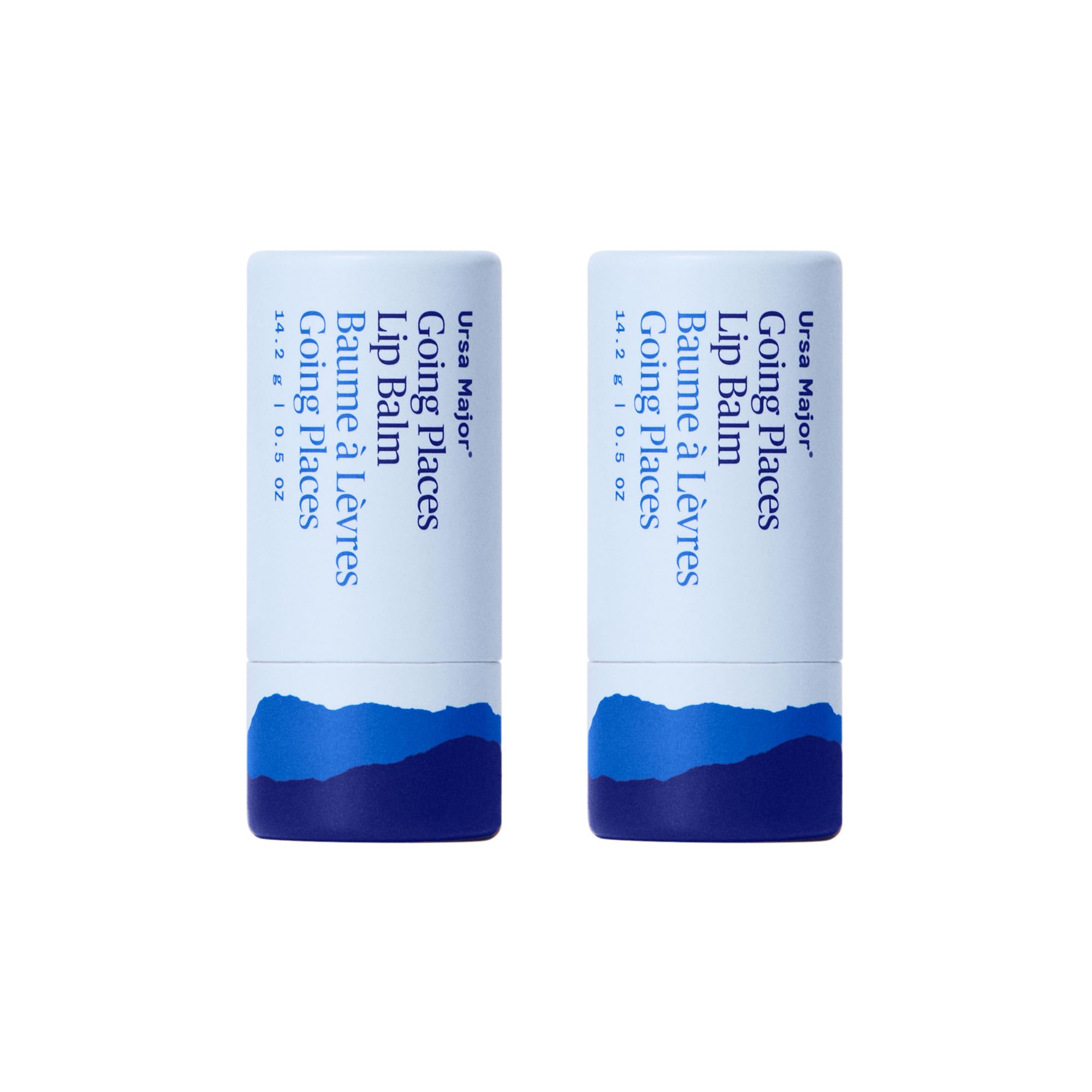 Ursa Major Going Places Lip Balm | Natural Lip Moisturizer for Cracked and Dry Lips | Hydrate, Soothe and Protect | Recyclable Cardboard Tube | 0.5 oz