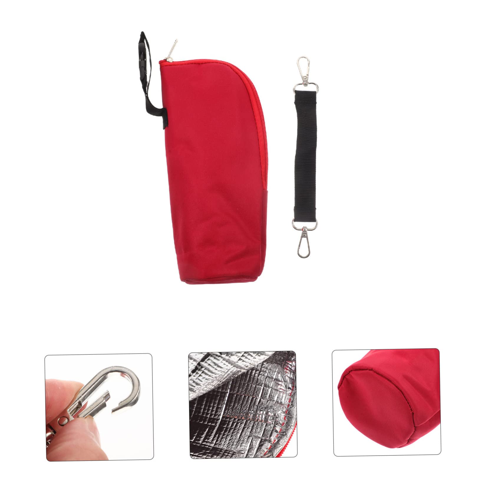 Toyvian 3sets Sacche Termiche Per Biberon Isolamento Efficiente Per Latte Caldo o Freddo Borsa e Leggera Per Ragazzo Ragazza Gancio Per Passeggino