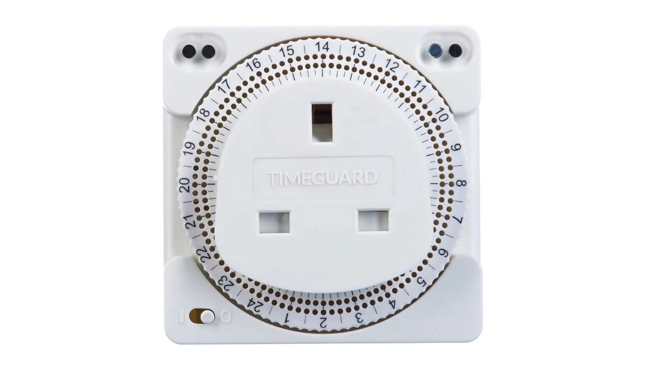 Timeguard TS800N 24 Hour Plug-In Mechanical Timer, Manual Override, 13A