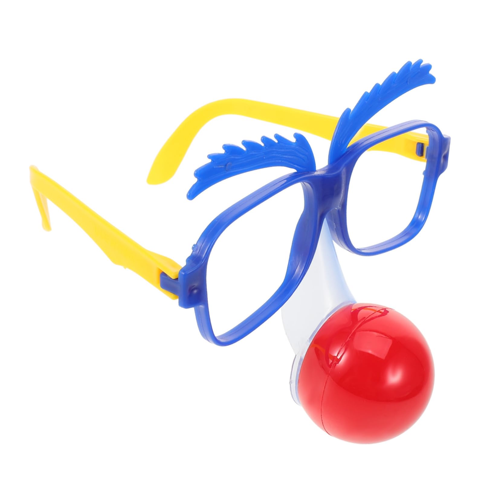 TOVINANNA Clown Glasses Photo Props Birthday Party Circus Party Adult Clown Nose Accessory