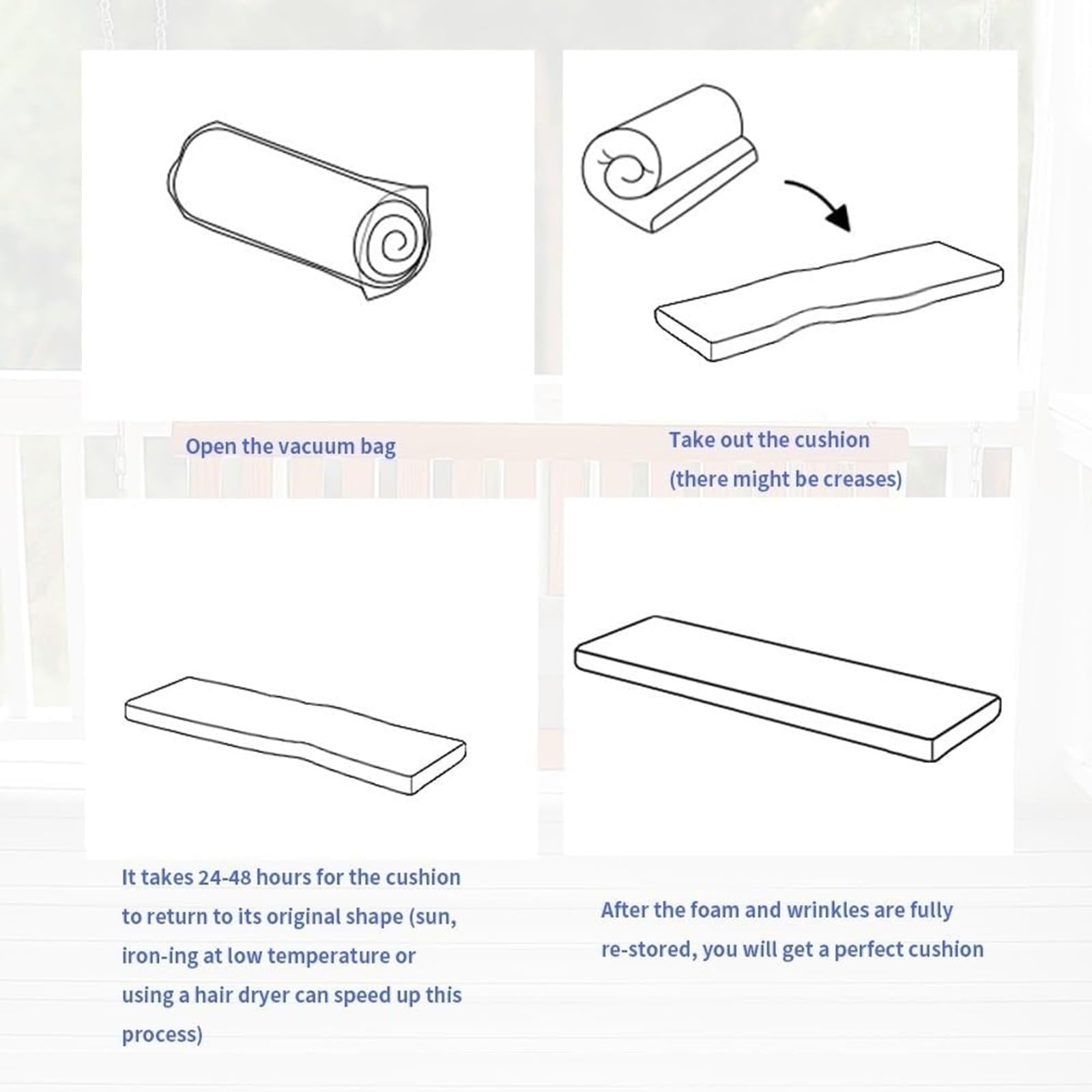 Cuscino spesso per panca, resistente ai graffi per gatti, fondo antiscivolo, per interni ed esterni, ideale per davanzale, sgabello per pianoforte, veranda, patio, mobili da giardino