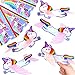 Produktbild German Trendseller 6 x Einhorn Party Gleiter  NEU  Regenbogen  Mitgebsel  Kindergeburtstag  6 Stück
