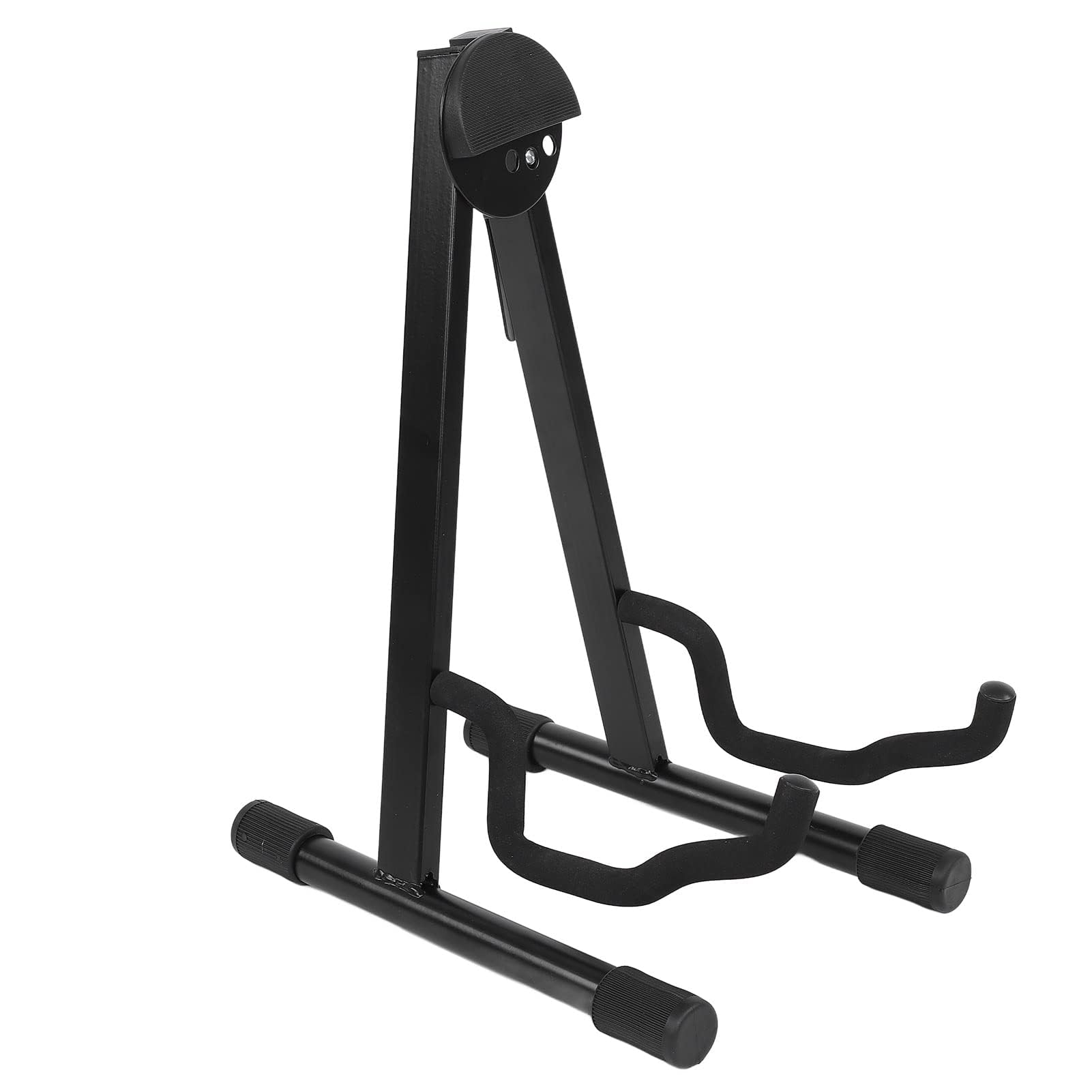 Faltbarer Cello-Ständer, A-Rahmen, Halterung, Display-Halterung für Violine, Gitarre, Bass, mechanische Stärke, Metall, schwarz, leicht und kompakt, ideal