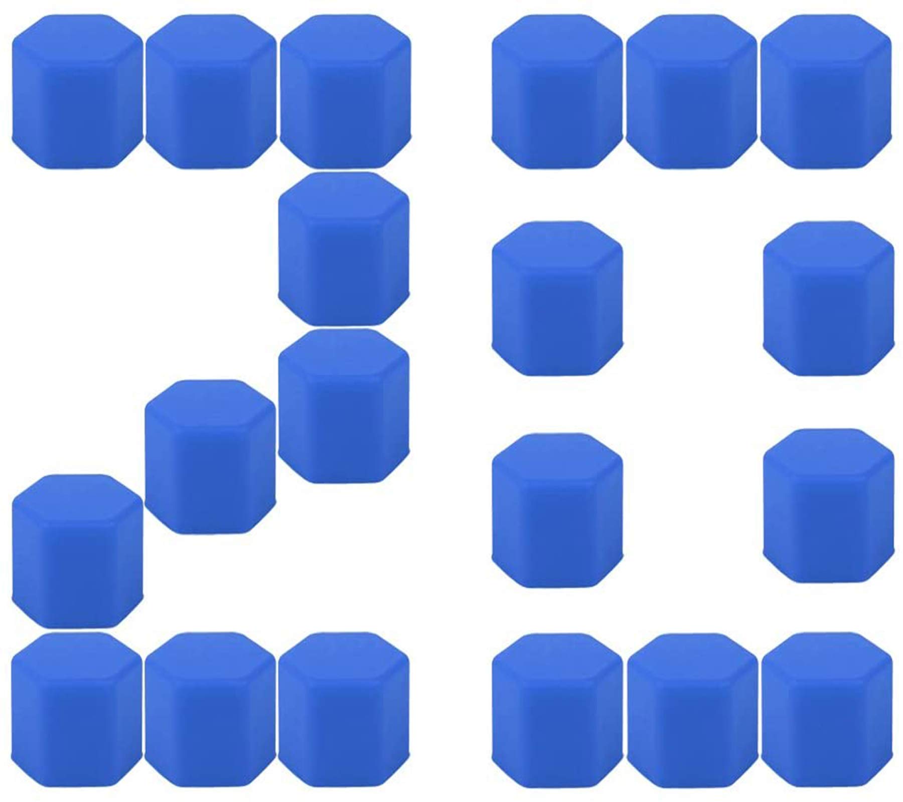 Amazon.com: Andux Wheel Lug Nut Covers Night Luminous Silicone Hex Tyre  Bolt Dust Caps 20pcs/Pack LSBHT-02 (Blue, 21mm) : Automotive