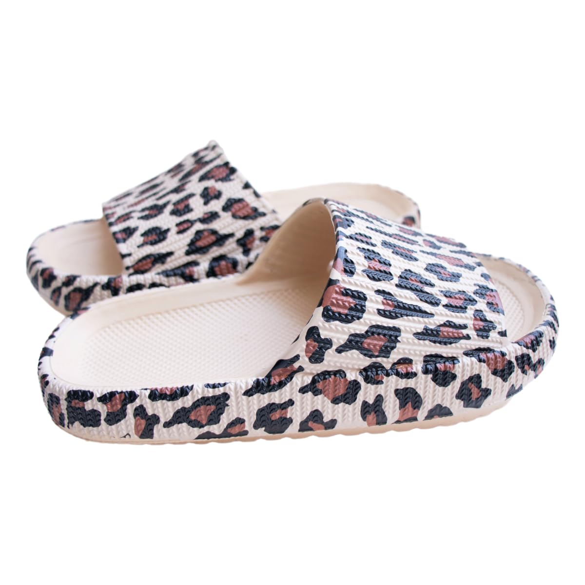 Badeschuhe Jungen Mädchen Badelatschen Original Slippers Leopard Wolken Slipper Badeschlappen Cloudyzz Schlappen Hausschuhe Kinder Home Slippers rutschfeste Pantoletten Sommer Strand Schwimmbad