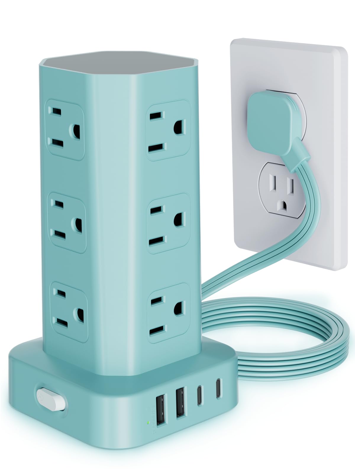 Pink Surge Protector Tower - 16 USB Outlets! -16 Pink Surge Protector Tower - 16 USB Outlets! -16