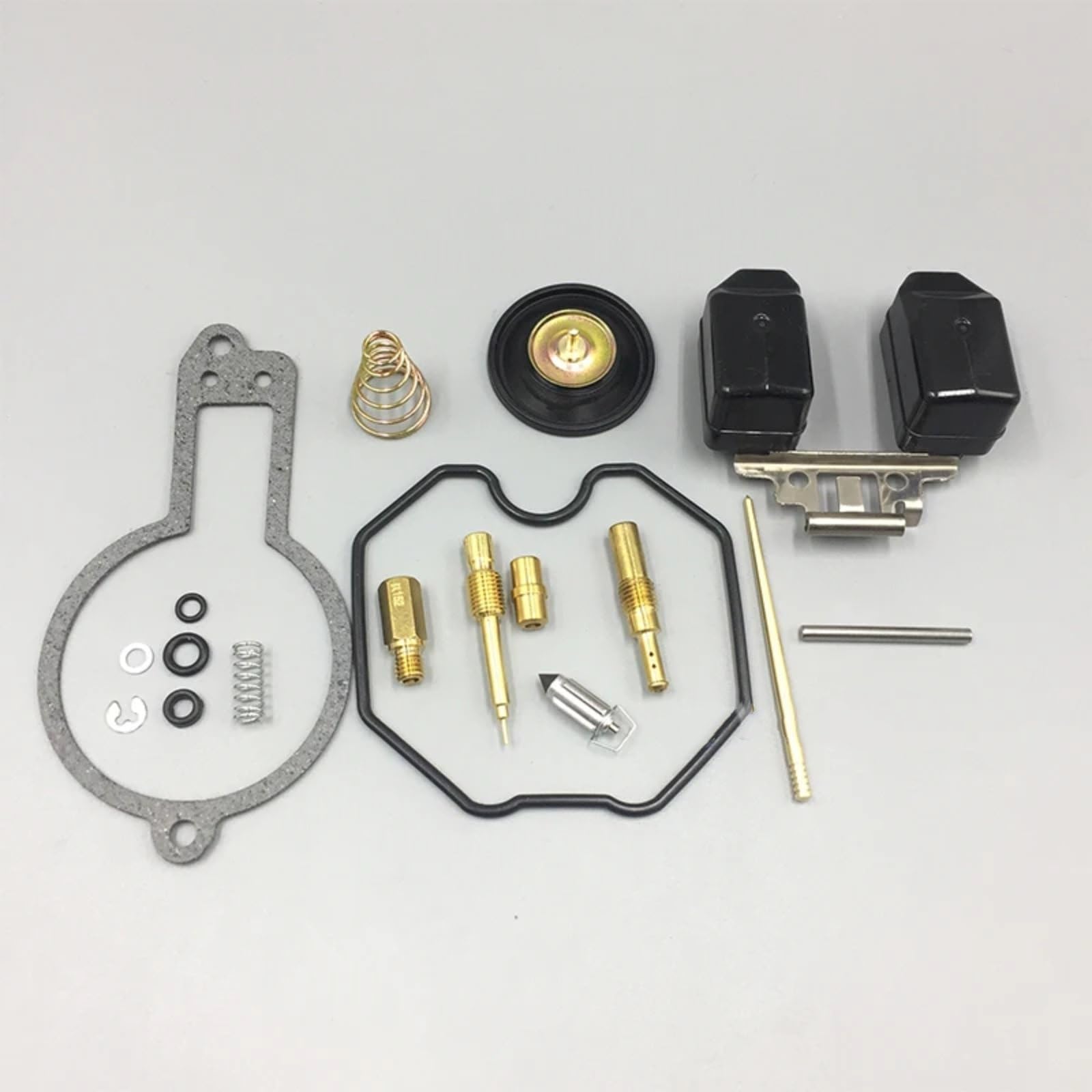 Kit Carburador Repuesto Kit De Reconstrucción Reparación De Carburador Para XR600R 1988-1999 2000 Conjunto Flotador, Diafragma De Émbolo Con Juego De Válvula De Corte De Aire Flotante(4 set)