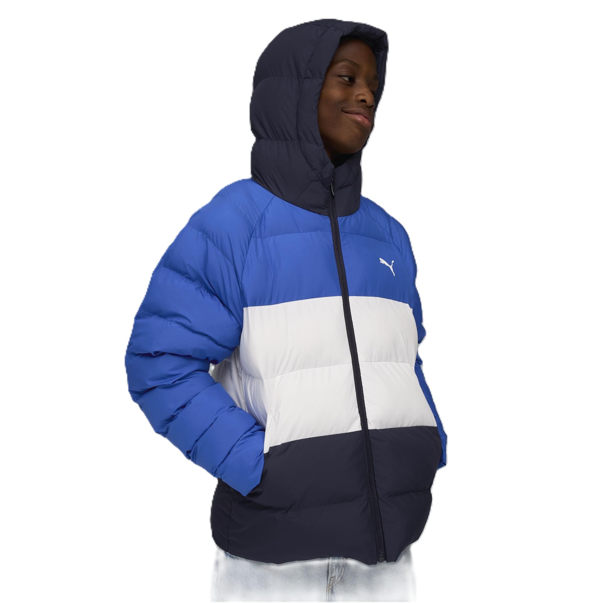 PUMA(プーマ) カジュアル スポーツ キッズ ブルゾン アウター 中綿 撥水 フードシンセティック フーデッド パッファー ジャケット 691162ユニセックス子供